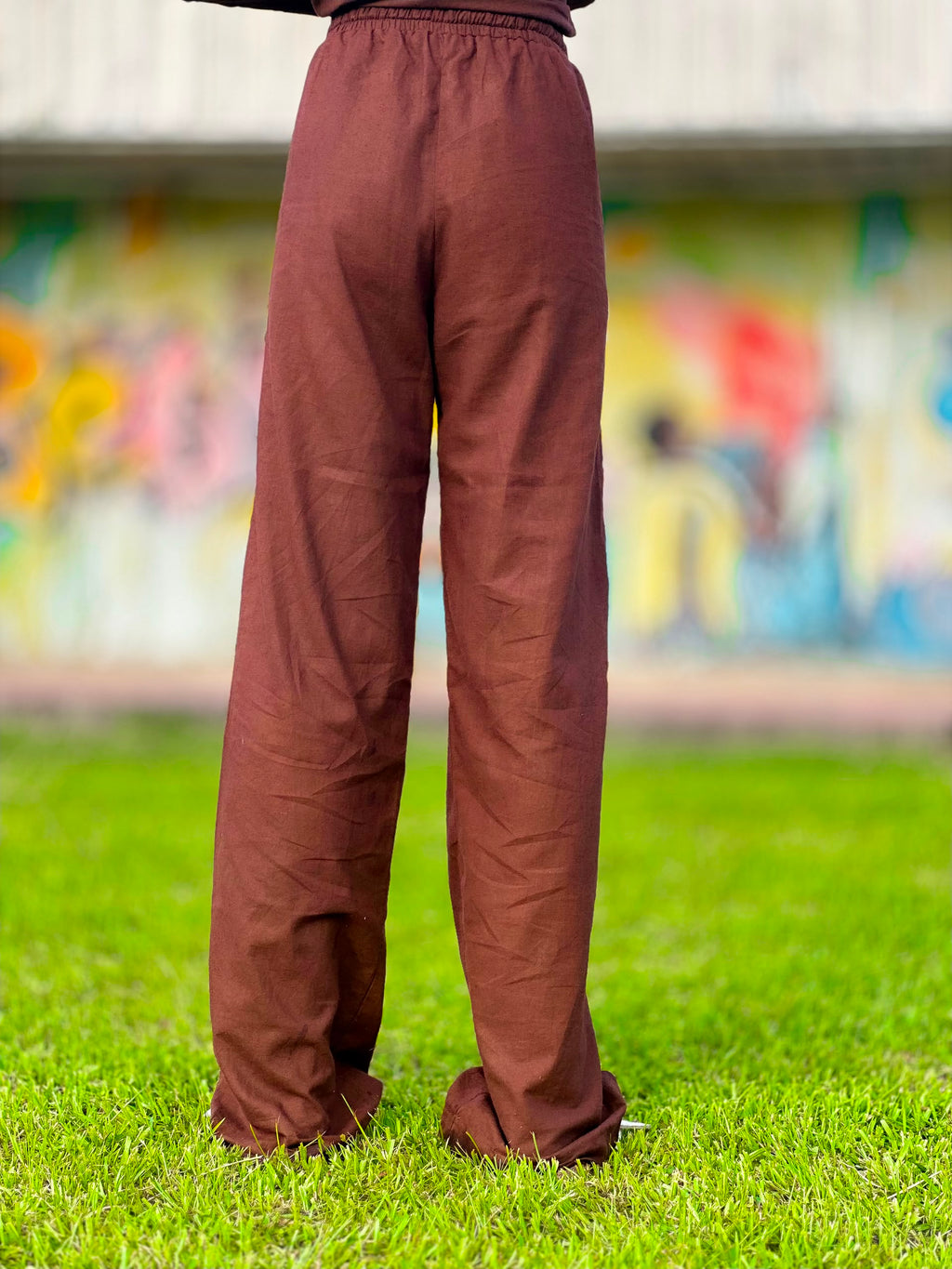 Ogologo Linen Set — Chocolate Brown