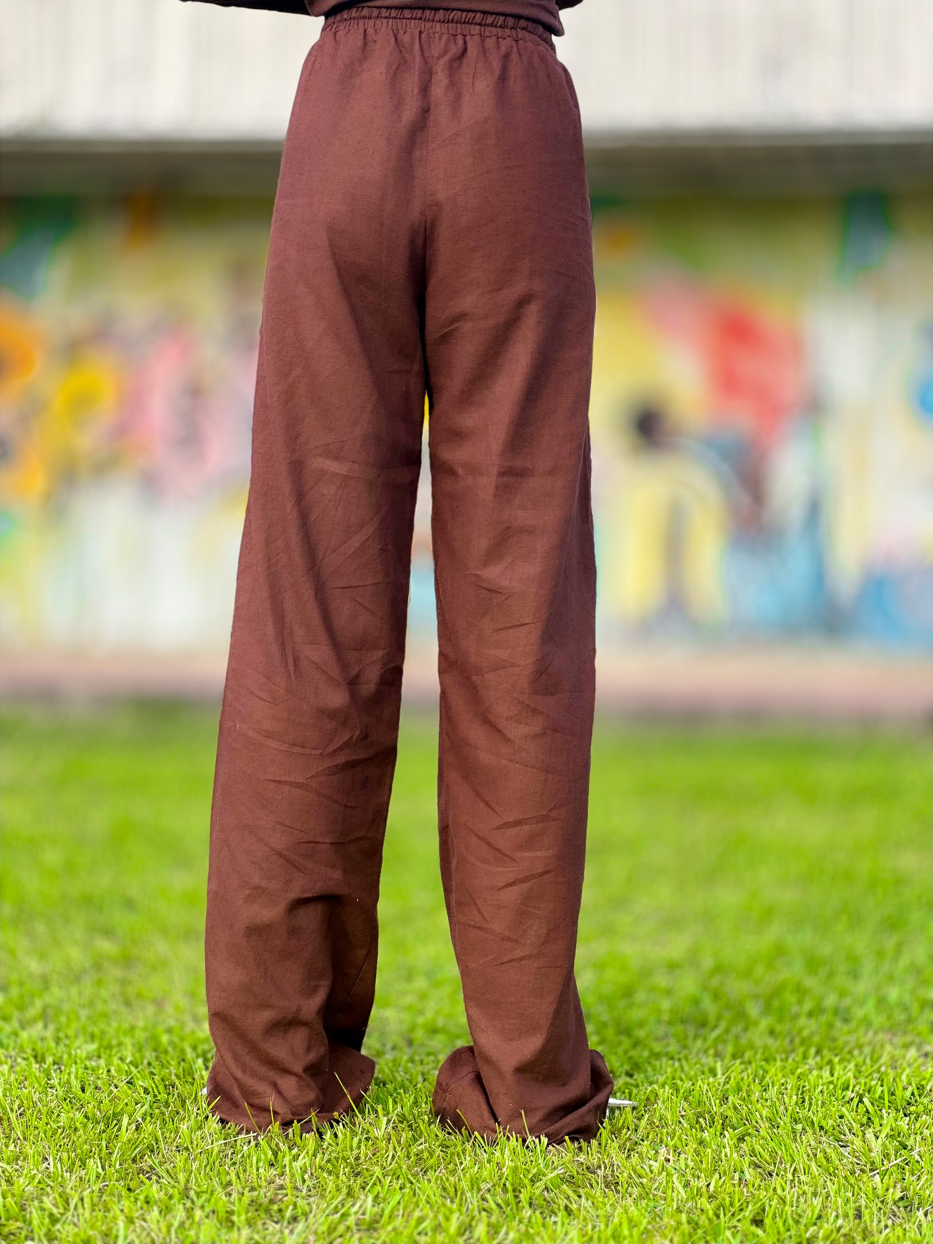 Ogologo Linen Set — Chocolate Brown